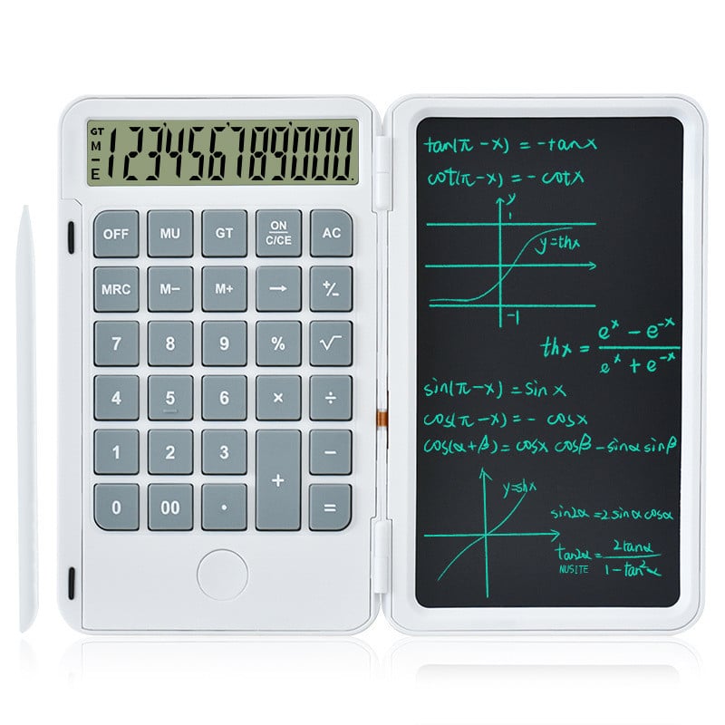 Electronic sketchpad calculator