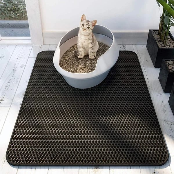 (🔥HOT SALE NOW-49% OFF) Non-Slip Cat Litter Mat (BUY 2 GET EXTRA 10% OFF)