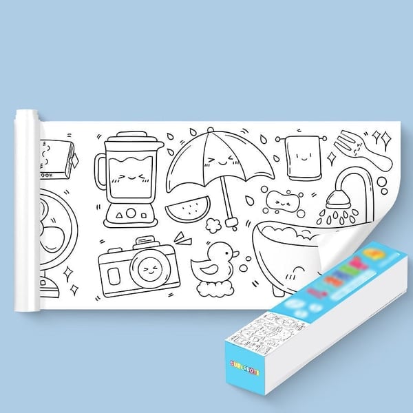 (🔥Last Day Promotion 48% OFF)🔥🔥 Children's Drawing Roll - BUY 3 GET 10%OFF & FREE SHIPPING NOW!