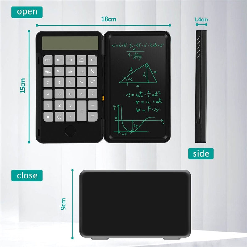 Electronic sketchpad calculator