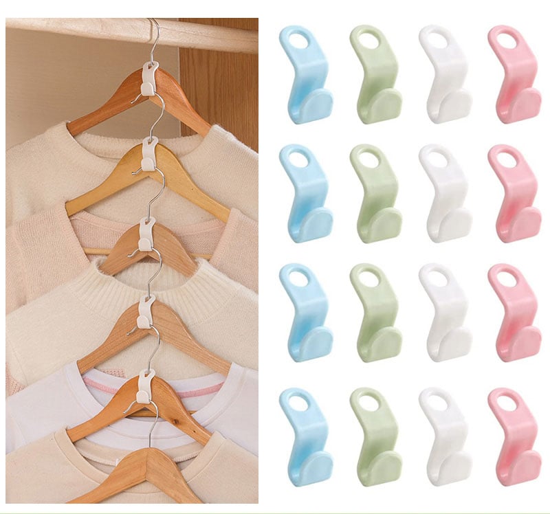 【🔥The 2024 The best closet helper】Space-Saving Clothes Hanger Connector Hooks