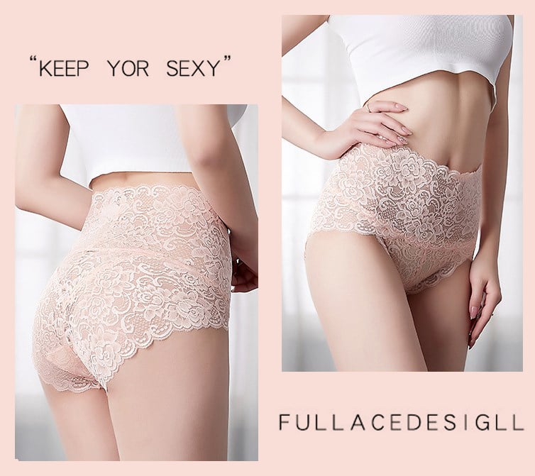 🌸💖Buy 4 Get 8 Free 💕High-waisted  Sexy Lace Panties