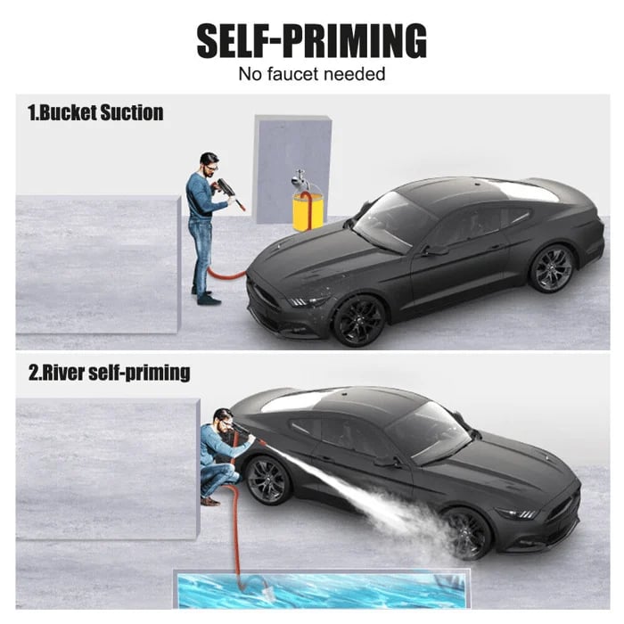 Portable Cordless High Pressure Spray Water Gun
