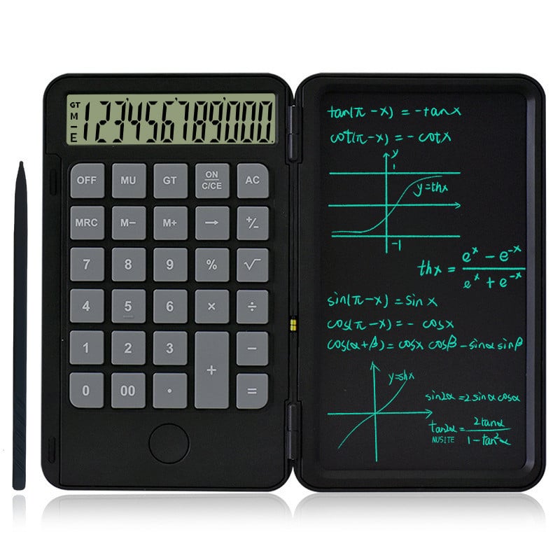 Electronic sketchpad calculator