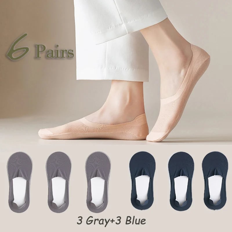 🔥BUY 6 SAVE 30%🔥Thin No Show Socks