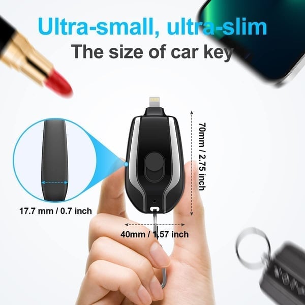 🔥LAST DAY 49% OFF🔥Keychain Power Bank-👍 BUY 2 GET 1 FREE(3PCS）