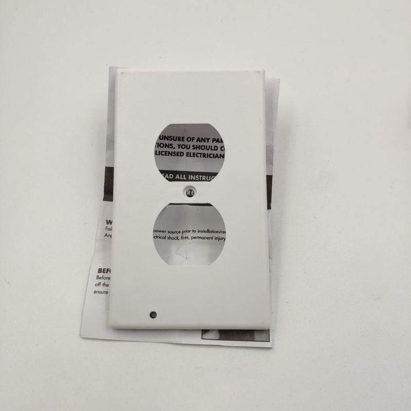 Outlet Wall Plate With Night Lights-No Batteries or Wires