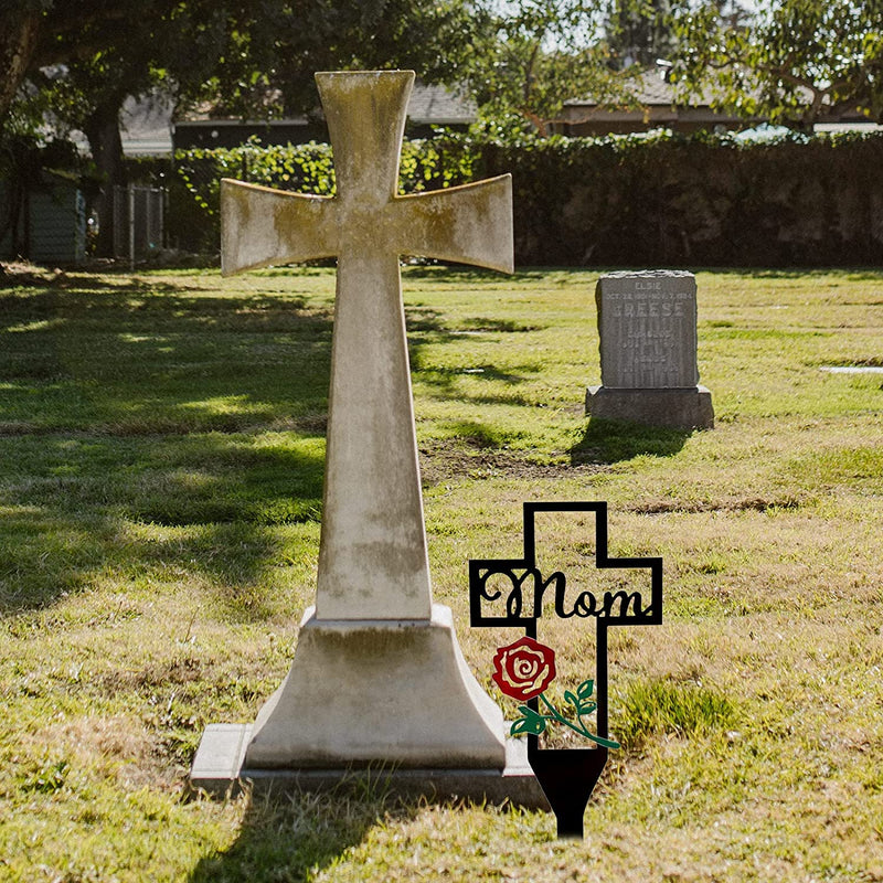 Memorial Day Sale 47%OFF - Cemetery Memorial Cross Stake for Parents