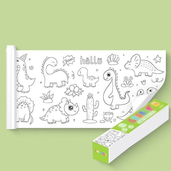 (🔥Last Day Promotion 48% OFF)🔥🔥 Children's Drawing Roll - BUY 3 GET 10%OFF & FREE SHIPPING NOW!