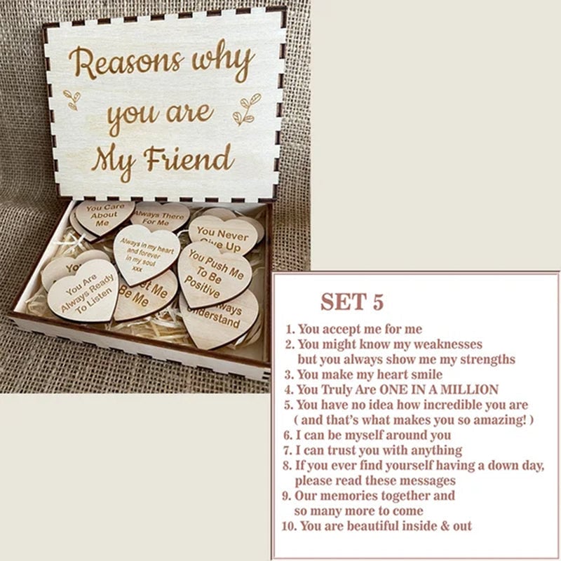 🔥 BIG SALE - HALF PRICE🔥🔥"Reasons Why You Are My Friend" Friendship Gift