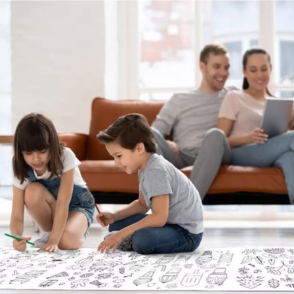 (🔥Last Day Promotion 48% OFF)🔥🔥 Children's Drawing Roll - BUY 3 GET 10%OFF & FREE SHIPPING NOW!