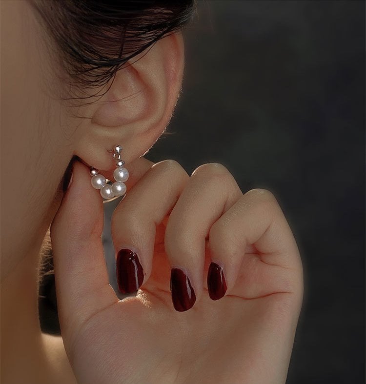 🔥Hot sale 49% OFF🔥 -💝To My Dearest Daughter👩❤️👧elegant pearl earrings
