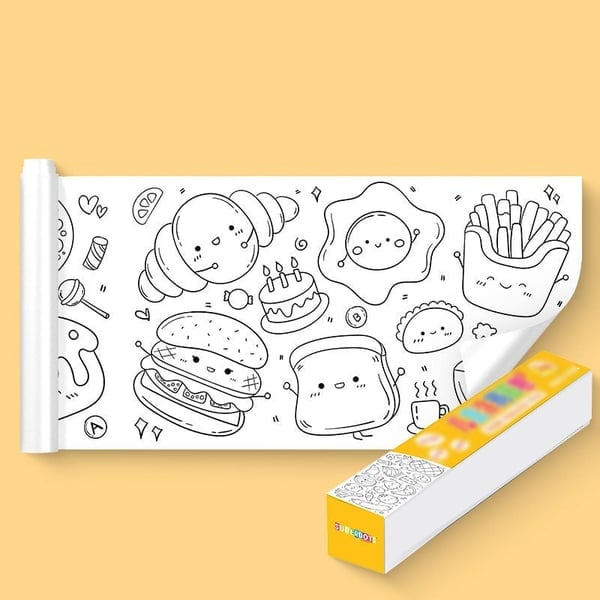 (🔥Last Day Promotion 48% OFF)🔥🔥 Children's Drawing Roll - BUY 3 GET 10%OFF & FREE SHIPPING NOW!