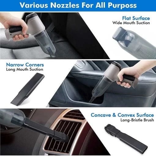 🔥Last Day Promotion 49% OFF - Wireless Handheld Car Vacuum Cleaner