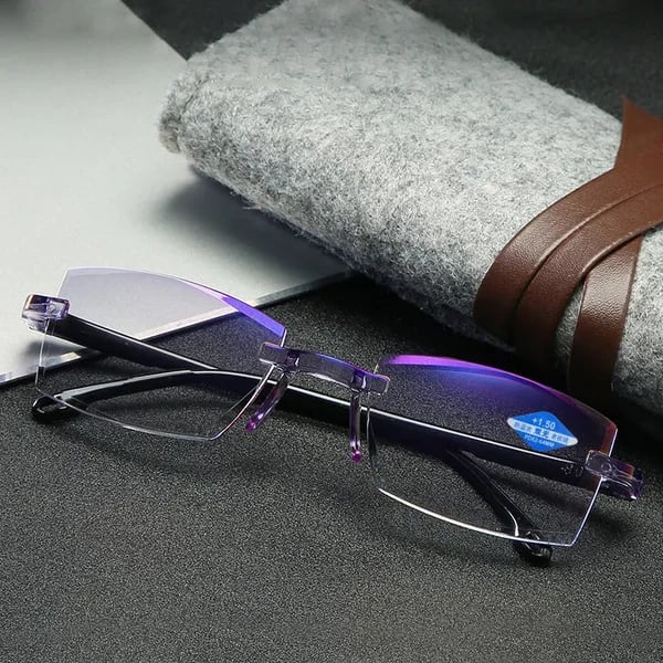 💥49% OFF💥Sapphire High Hardness Anti-blue Progressive Far And Near Dual-Use Reading Glasses