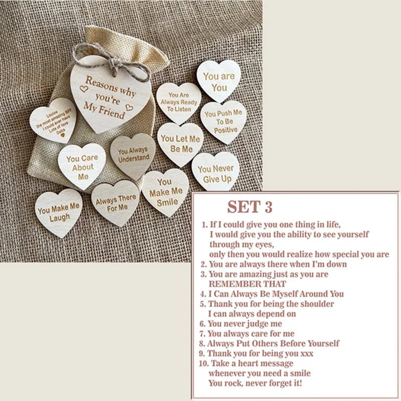 🔥 BIG SALE - HALF PRICE🔥🔥"Reasons Why You Are My Friend" Friendship Gift