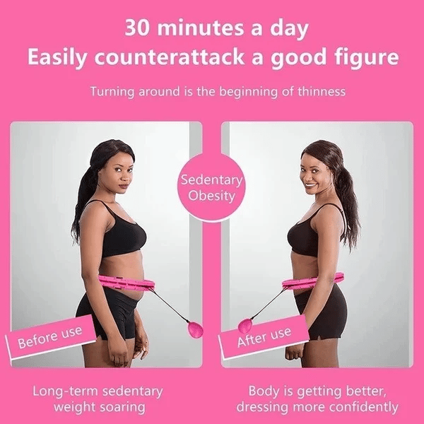 ⏰Last Day OFF 49%🔥Smart Weighted Fit Hoop- Loss Fast fat burning!🔥
