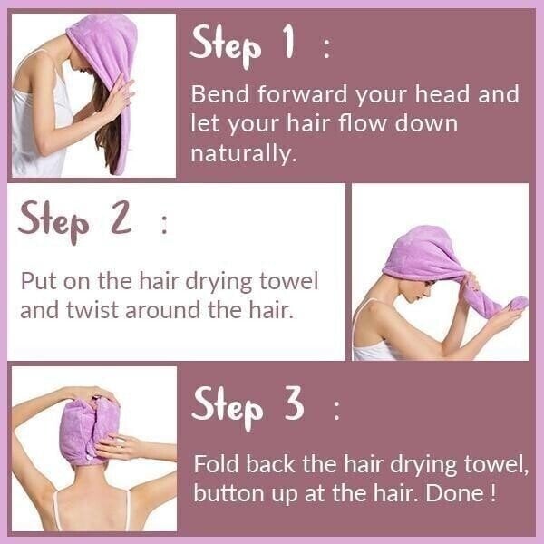 Magic Instant Dry Hair Towel(BUY 2 GET 1 FREE NOW)