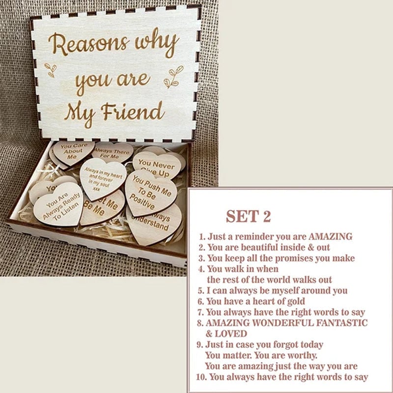 🔥 BIG SALE - HALF PRICE🔥🔥"Reasons Why You Are My Friend" Friendship Gift