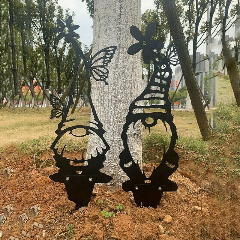 🌸Spring Decor💐-Steel Branch Gnomes Decoration