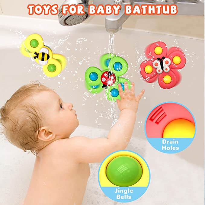 🎉2023 NEW YEAR Hot Sale-Suction Cup Spinner Toys（3 piece set）Buy 2 Free Shipping