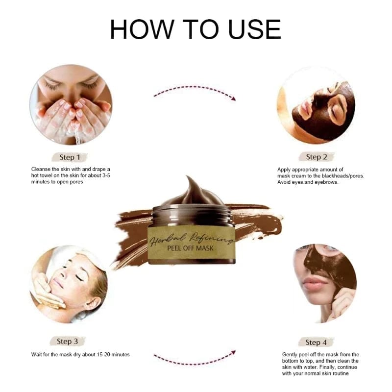 🔥Last Day Promotion 49% OFF - Herbal Refining Peel-Off Facial Mask