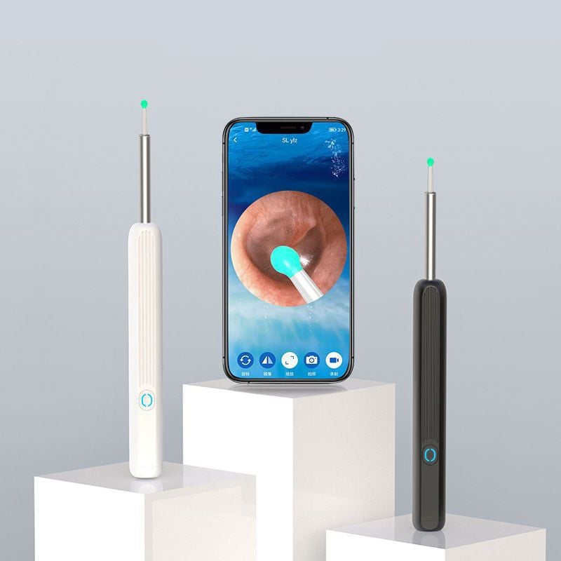 🔥48%OFF🔥Localityi™ Clean Earwax-Wi-Fi Visible Wax Removal Spoon, USB 1296P HD Load Otoscope