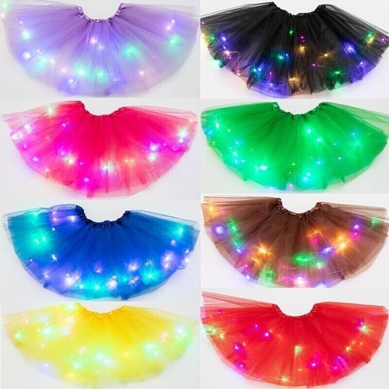 🔥Magical & Luminous LED Tutu Skirt-14 Color