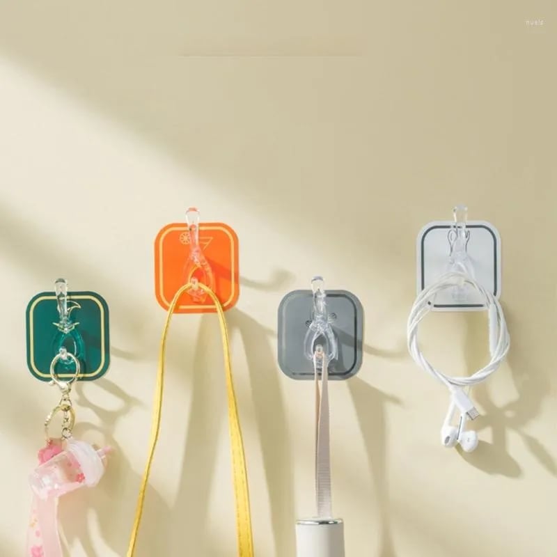 🔥SUMMER HOT SALE 49% OFF🔥MULTIFUNCTIONAL TRANSPARENT 6 HOOKS