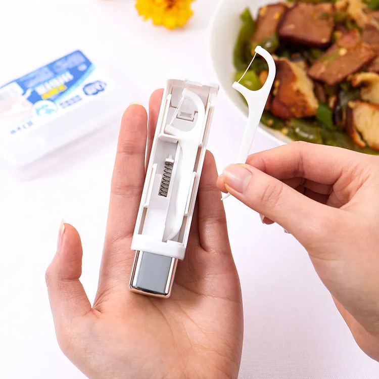 (🔥HOT SALE NOW - 48% OFF)-Portable Floss Dispenser（BUY 2 GET 2 FREE）