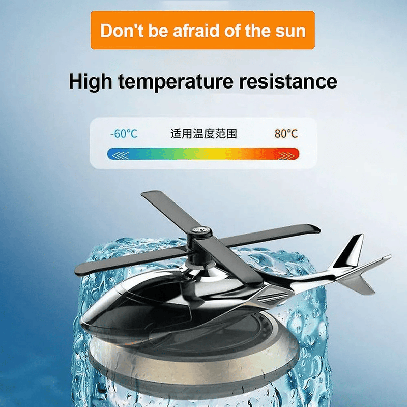 🔥🔥GROSSE ANGEBOTE -50 % RABATT -🎁Metall-Solarhubschrauber-Lufterfrischer v2.0