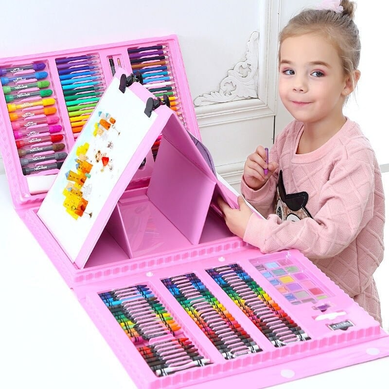 Deluxe 6-In-1 Art Creativity Set™ (🎄🎁The Best Present For Kids)