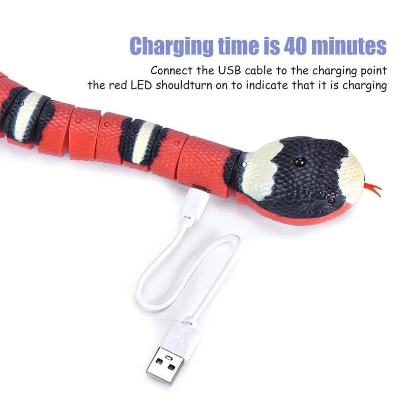 (😸Mother's Day Hot Sale 48% OFF)Cat Toys Automatic Electronic Snake😻Buy 2 Free Shipping