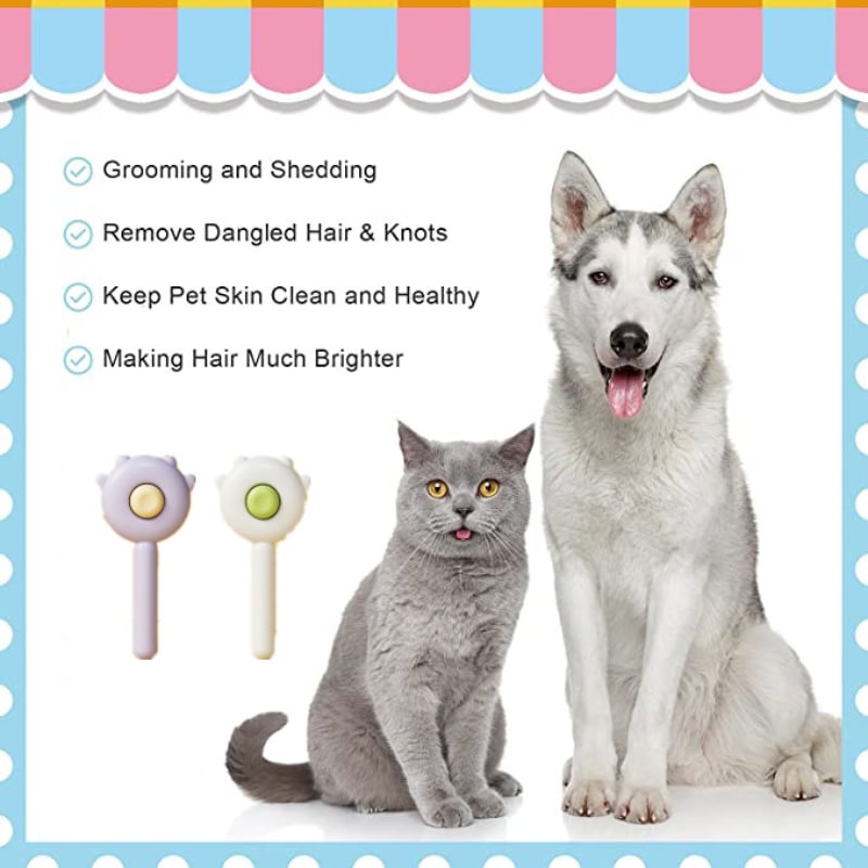 (🔥Promotion - 49%OFF) Pet Floating Hair Massage Comb-🛒 Buy 2 Free Shipping