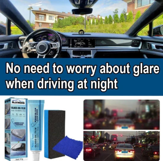 ✨Car Glass Oil Film Cleaner🚗Buy one get one free(2 pcs)
