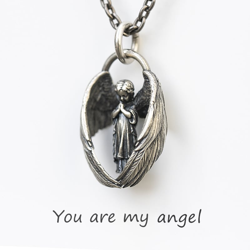 🙏Praying Angel Pendant Necklace - You Are My Angel💝