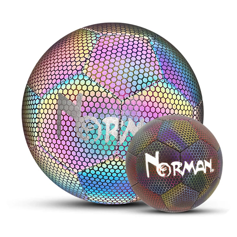 Holographic Reflective Glowing Basketball🏀\/Soccer⚽\/Football (Rubgy)🏈\/Volleyball🏐\/Baseball⚾