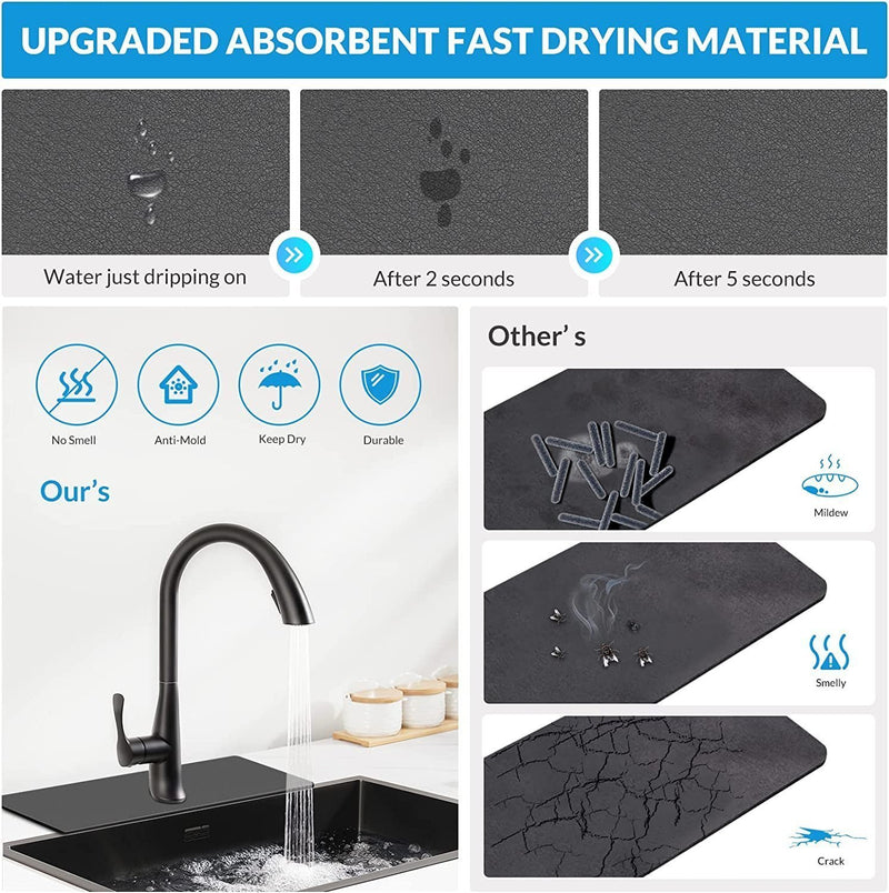 Diatomite Faucet Absorbent Mat（🔥2023 Hot Sale）