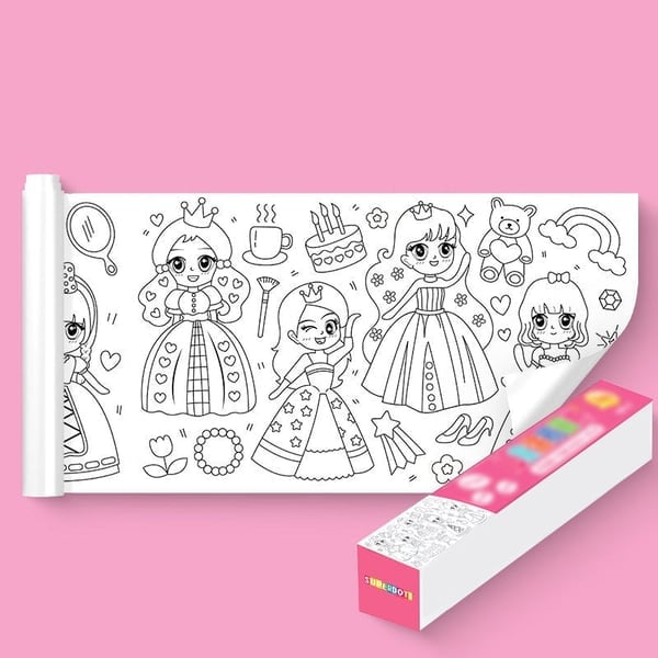 (🔥Last Day Promotion 48% OFF)🔥🔥 Children's Drawing Roll - BUY 3 GET 10%OFF & FREE SHIPPING NOW!
