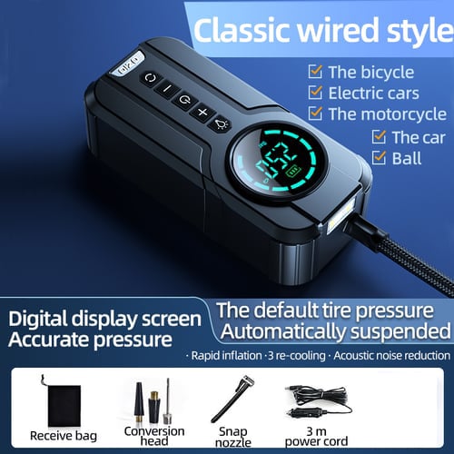 New Year Big Sale🔥 Portable Car Tire Inflator - 12V High Power
