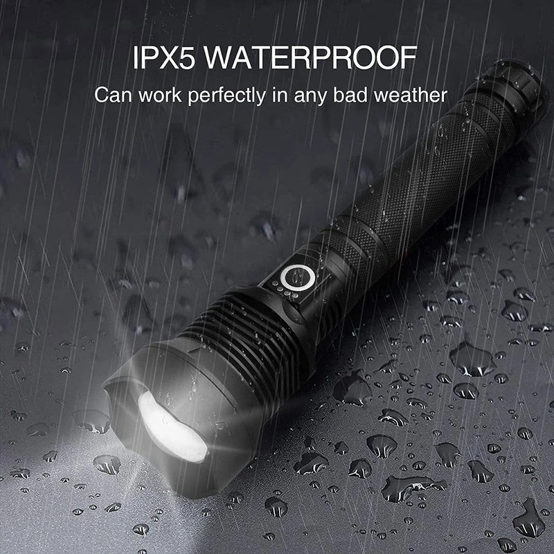 LED Rechargeable Tactical Laser Flashlight